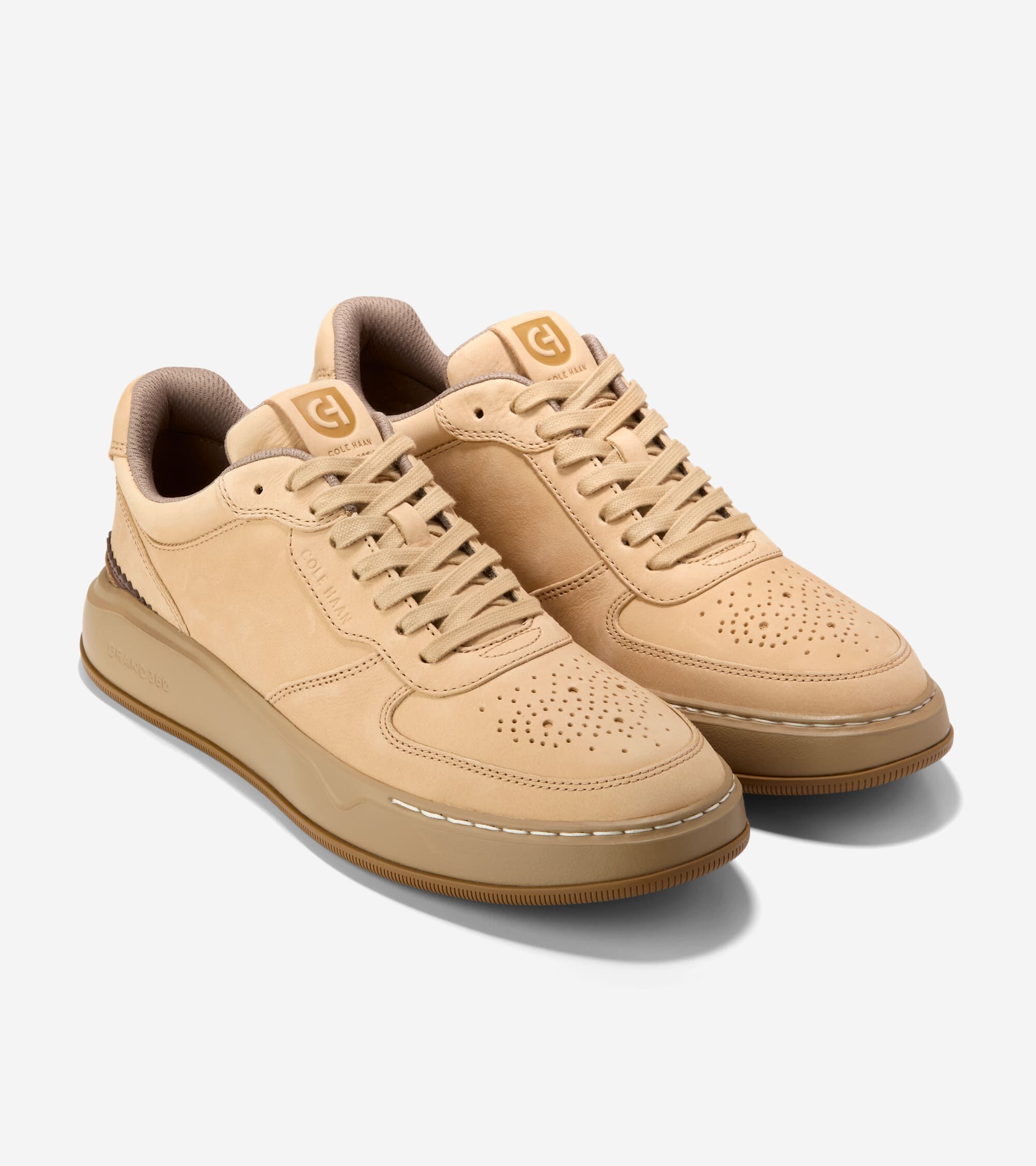 Cole Haan Men's Grandpro Crossover Sneaker, Buckwheat/Orzo/Gum, 11